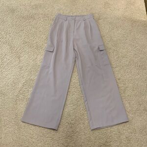 Wide-leg Cargo Pants